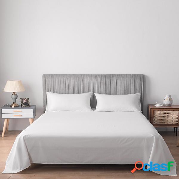 Lençol de algodão com capa de cama justa roupa de cama em