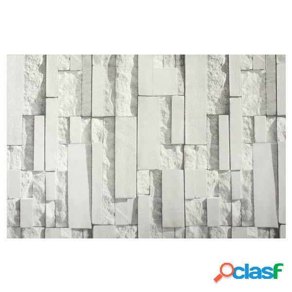 Padrão de tijolos 3D Textured Fundo de papel de parede sem