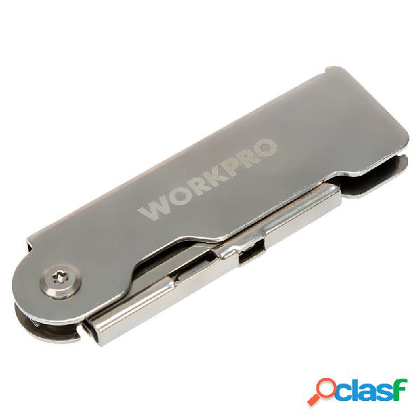 WORKPRO W011020 Mini Utilitário Dobrável Protable Kni-fe