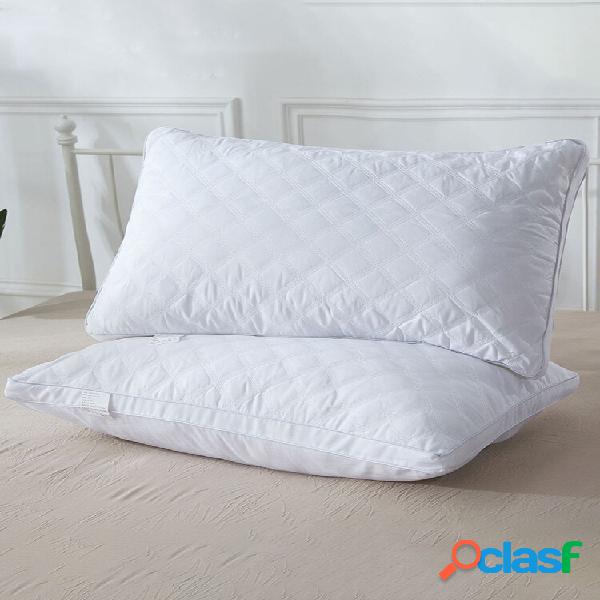 WhatsBedding Travesseiros de pena de ganso natural para