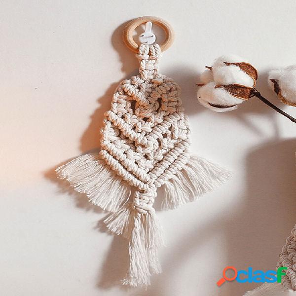 1 PC Nordic Macrame Pendurado na Parede Tapeçaria