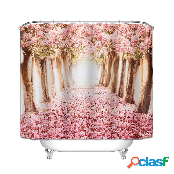 150 * 180cm / 59 * 71 "Romântico Rosa Flor Sakura Blossom