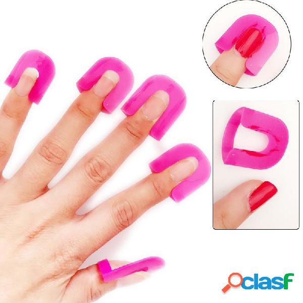 26 Pcs Unha de Frente Anti Estouro Ferramenta Nail Polish