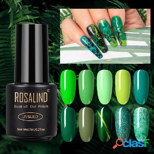 7 ml Forest Green Series Unhas Polish Gel Manicure