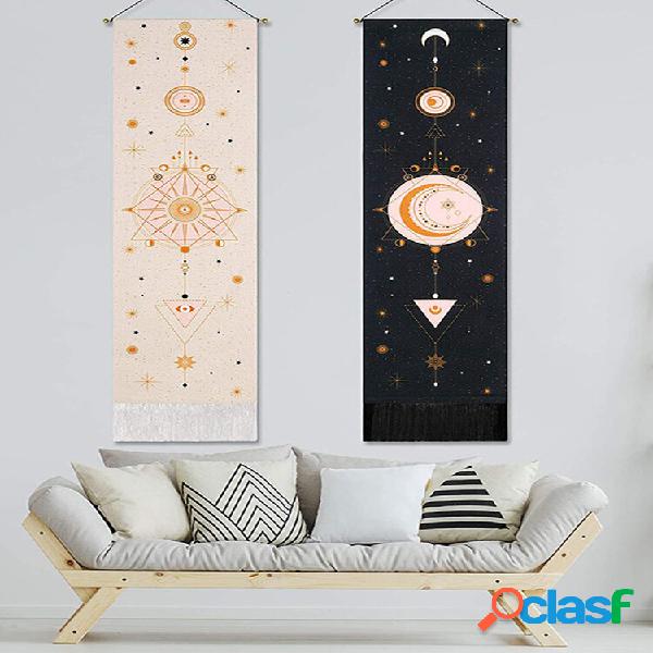 Bohemian Tapestry Moon Phase Padrão Art Home Decoration