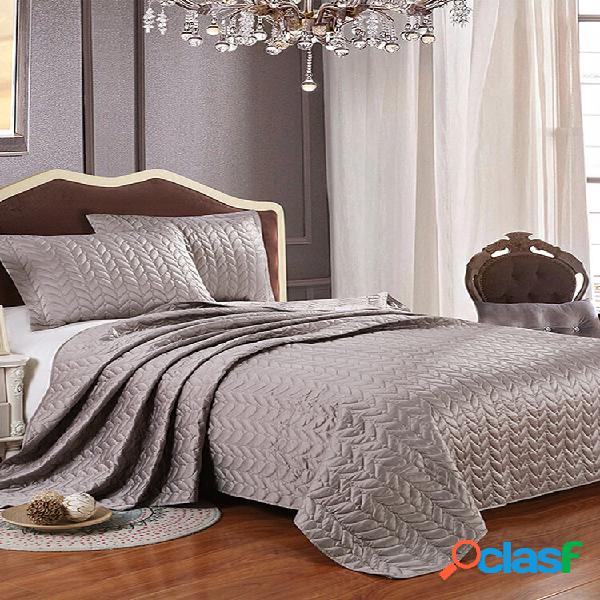 Cobertura de cama de 1 unidade + 2 unidades de fronhas
