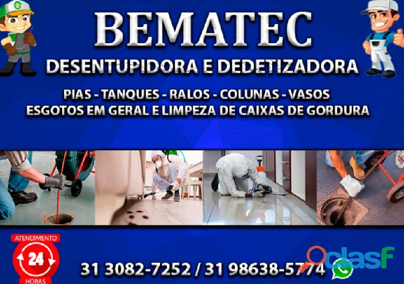 Desentupidora Bematec 24 Horas