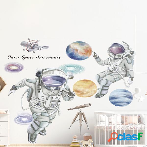 Espaço Tema Astronauta Adesivo de Parede Dormitório Sala