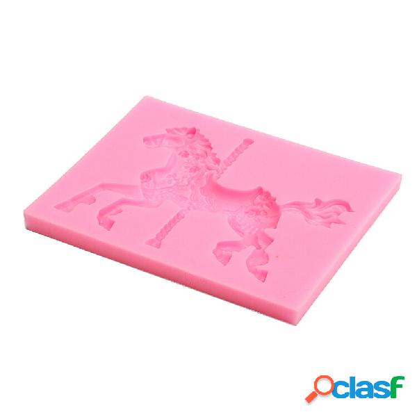 Jóias Carrossel Cavalo Silicone Molho De Molho De Molho