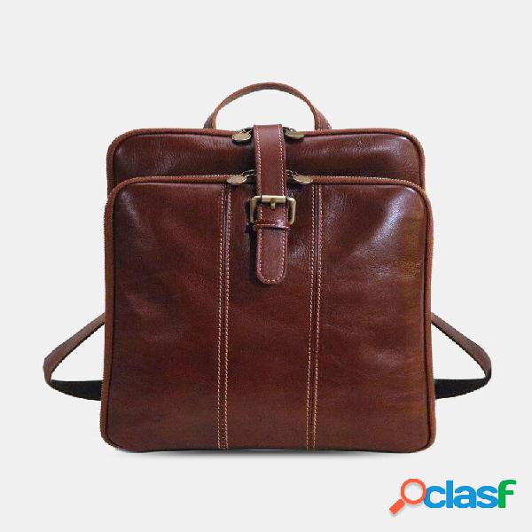 Loops para caneta de couro PU masculino 13.3 bolsa para