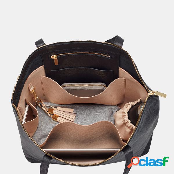 Porta-chaves com vários bolsos para mulheres, laptop de