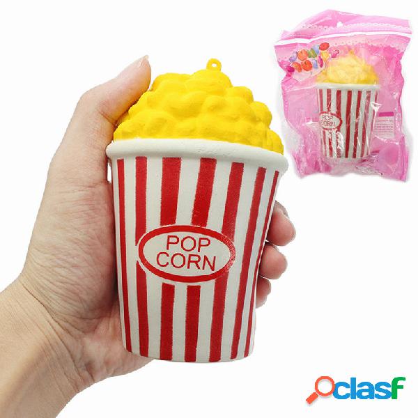 Squishy P0p Milho 12cm Soft Lento 8s de crescimento com