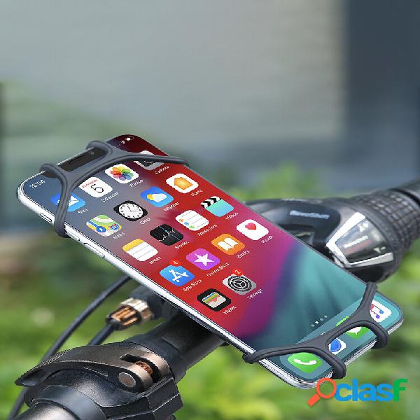 Suporte de silicone para telefone de bicicleta para iPhone