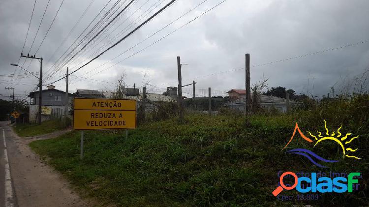 Terreno comercial de frente para rodovia praia do