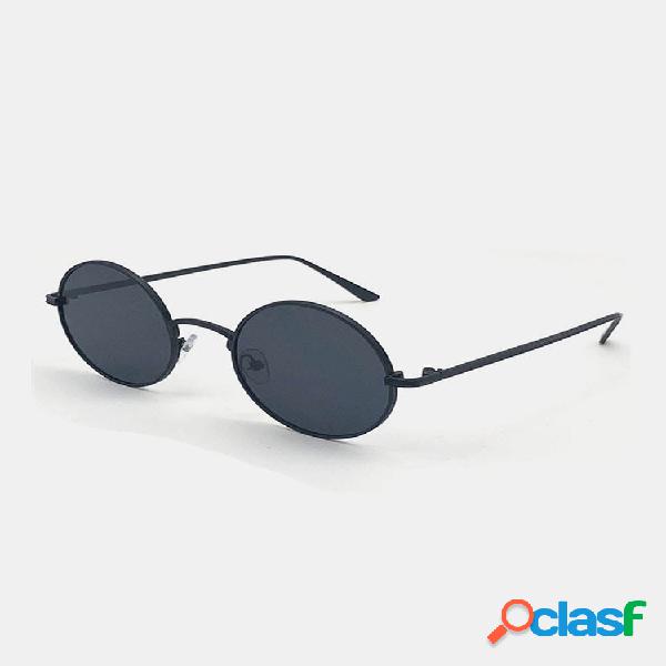 Óculos de sol de proteção solar anti-UV unissex de metal