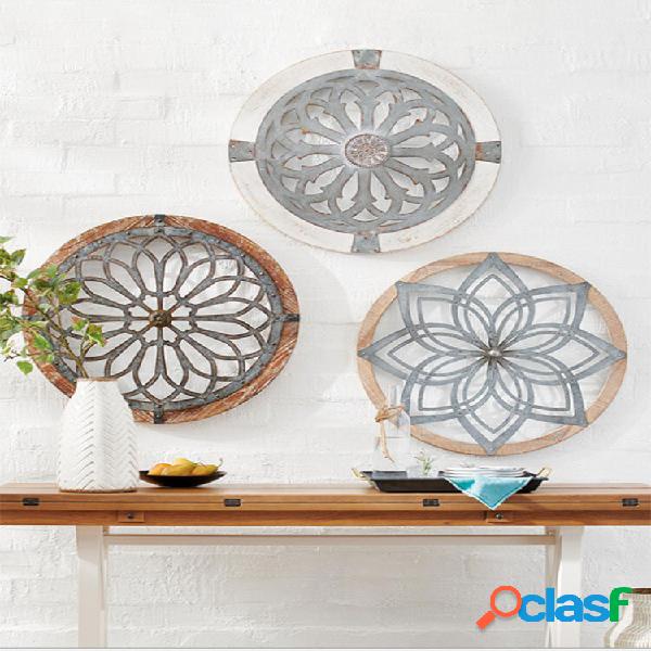 1 PC Acrílico Geométrico Flor Oco Made-old Decoração