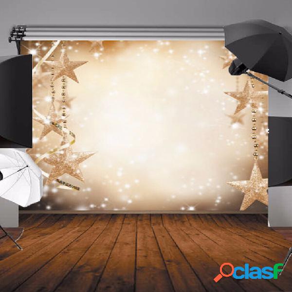 5x7 pés de Natal em vinil fino para fotografia de fundo