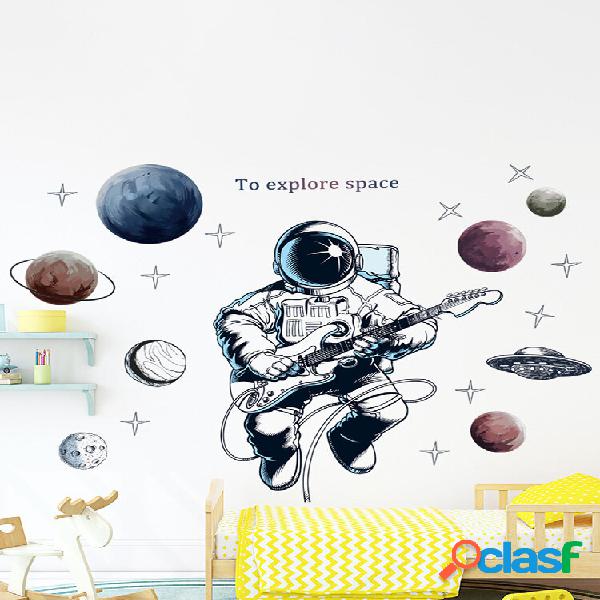 Espaço Tema Astronauta Adesivo de parede Dormitório Sala