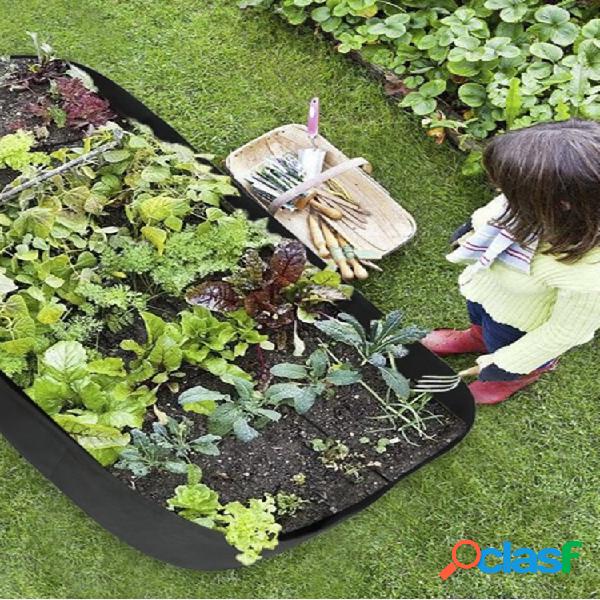 Jardim Planta Recipiente retangular Plantaing de 4/8 furos