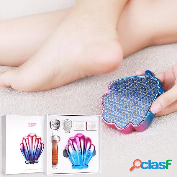 Nano Lima para pés de vidro para remover calosidades da