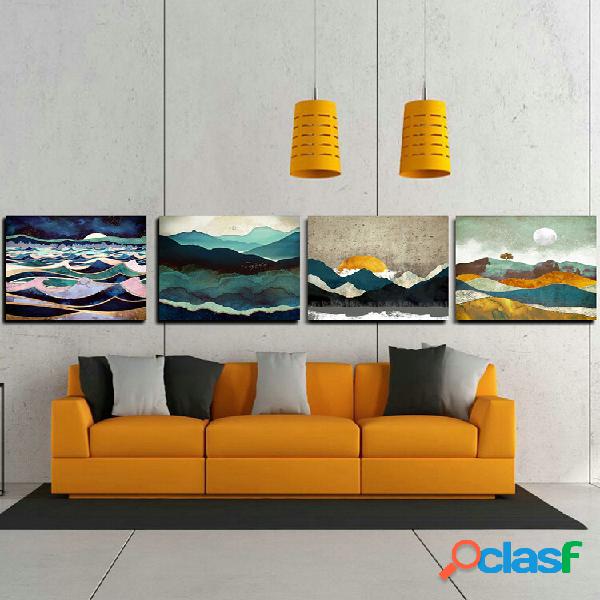 Paisagem Impressão Lona Parede Arte Imagem Casa Decorar