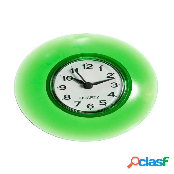 Relógio de parede de sucção de silicone Decoração de