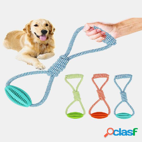 1Pc Algodão Corda Vazando Bola de Melancia Cachorro