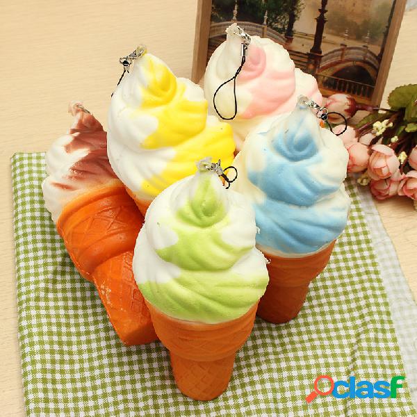 Cone de sorvete Jumbo mole de 17 cm de ascensão lenta Soft