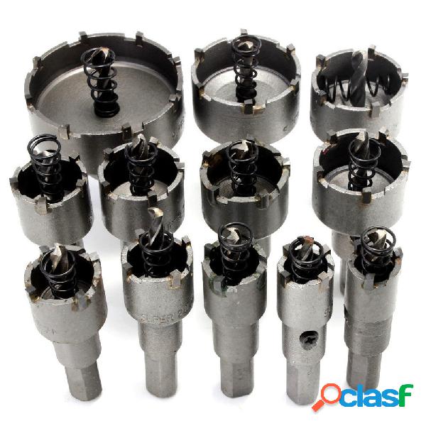 Kit de cortador de serra de orifício 12pcs 15mm-50mm Broca