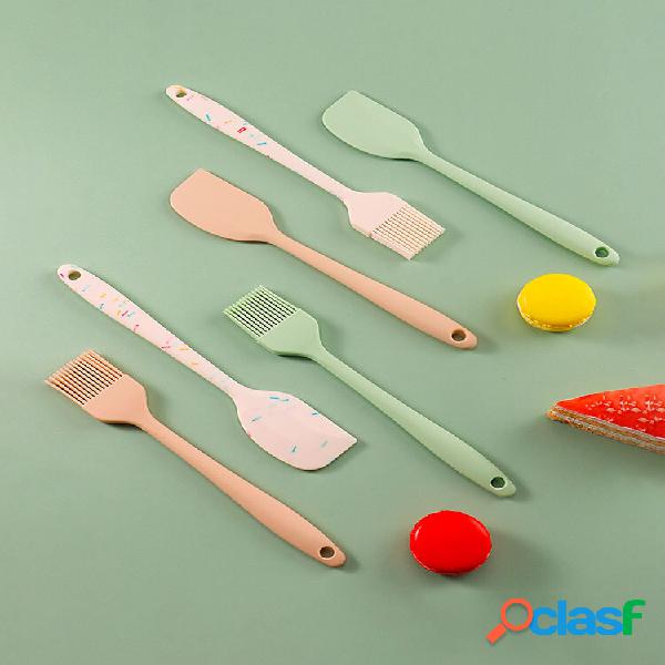 1 unidade pequena antiaderente atualizada Silicone espátula