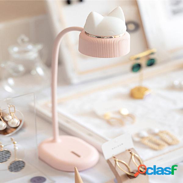 3life Lâmpada de mesa flexível LED Lâmpada de mesa