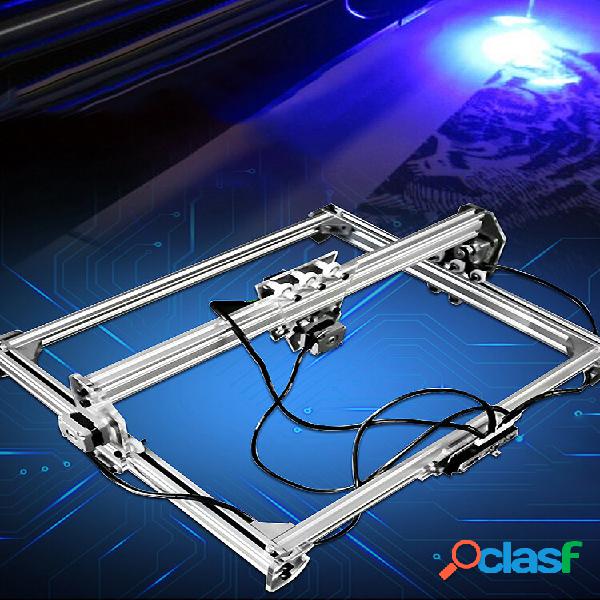 50x65CM Mini 3000MW Azul CNC Laser Máquina de Gravação 2