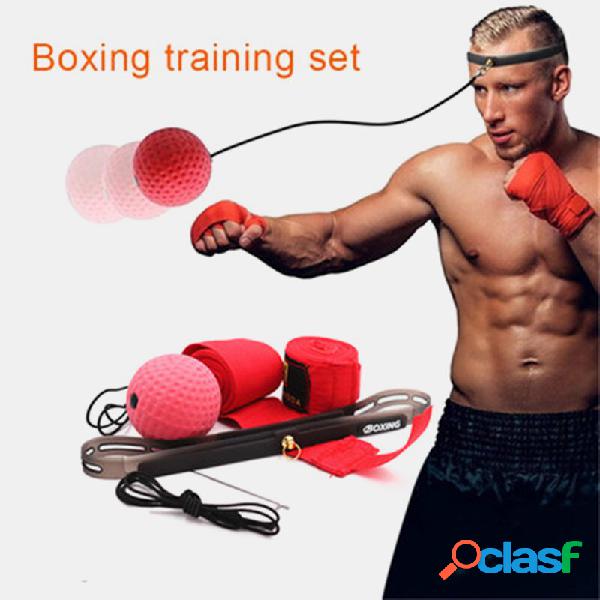 Bola de luta de boxe na corda Aptidão Conjunto de faixas de
