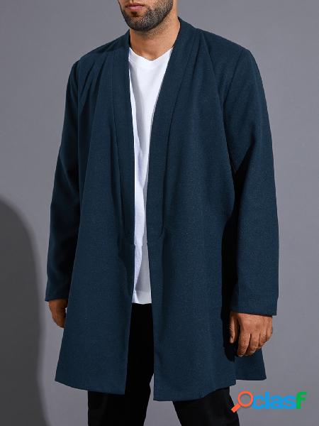Casaco masculino outono inverno retrô Cardigã simples e