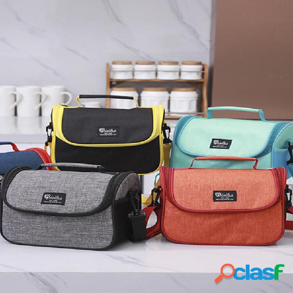 Portátil de viagem Isolada Cooler Lunch Bolsa Com Alça de