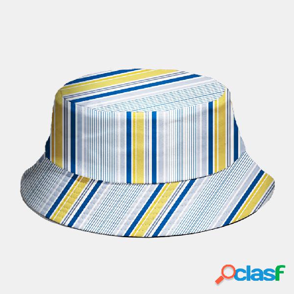 Unissex Algodão Stripe Padrão Impressão Simples Moda