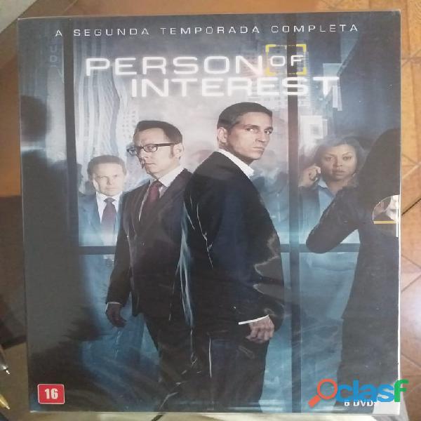 person of interest segunda temporada DVD novo promocao