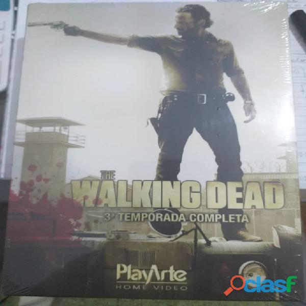 the walking dead a 3 temporada novo DVD promocao