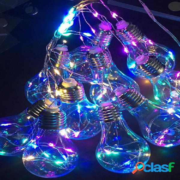10 Lâmpadas LED String Luz De Fadas Pendurado Firefly