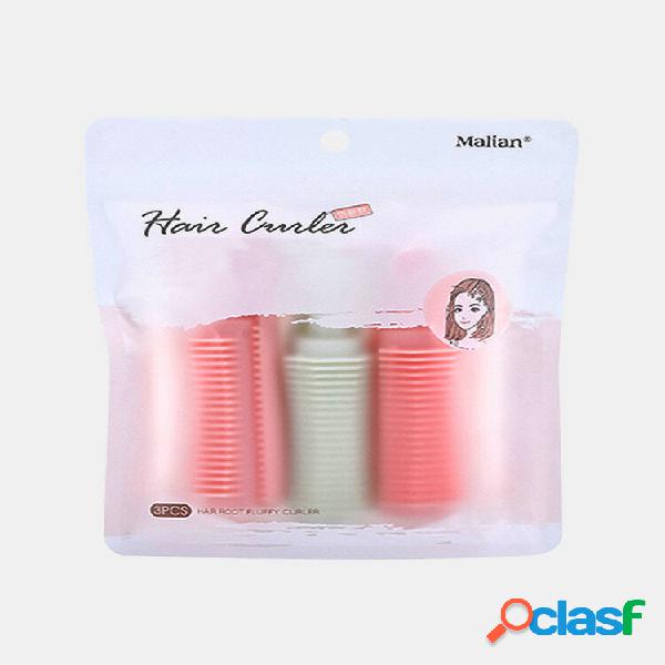 3 Pcs Cabelo Conjunto Curler Rolling Bangs Rolling Cabelo