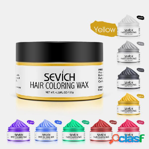 9 Cores Descartáveis Cabelo Cera Colorida Unissex Cor Quick