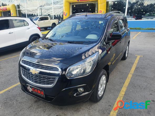 CHEVROLET SPIN LTZ 1.8 8V ECONO.FLEX 5P AUT. PRETO 2013 1.8