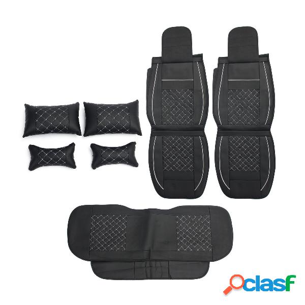 Conjunto protetor de capa de assento de carro de couro pu 7