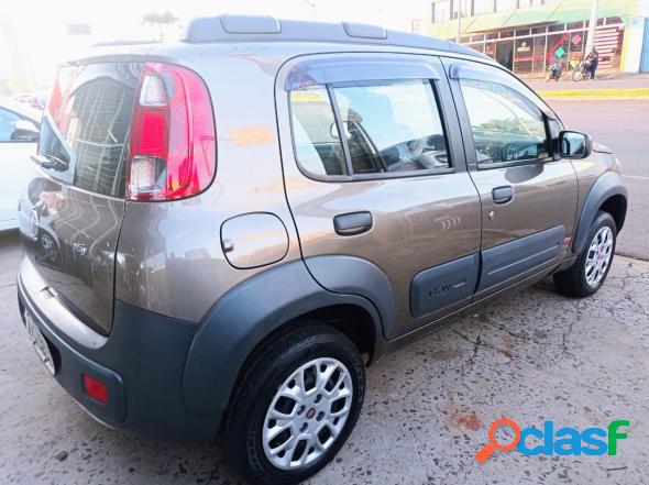FIAT UNO WAY 1.0 EVO FIRE FLEX 8V 5P CINZA 2013 1.0 FLEX