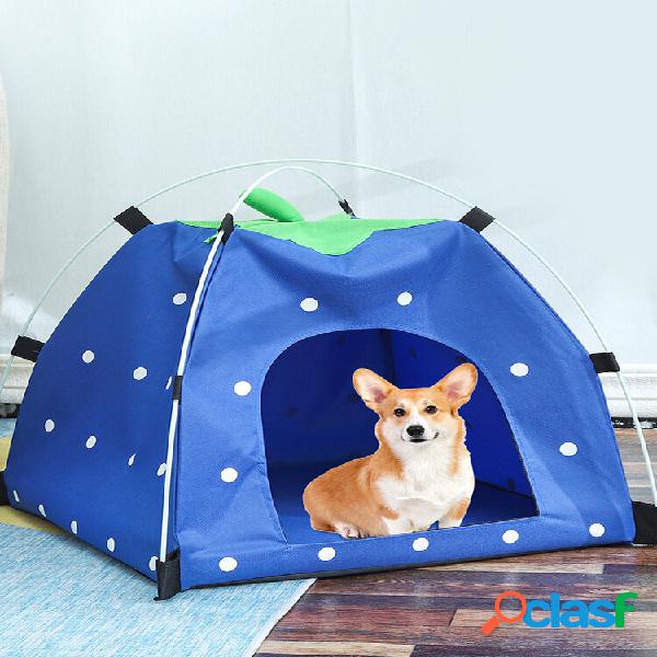 Pet Tent Cat E Cachorro Toy House Dobrável Cat Ninhada Cat