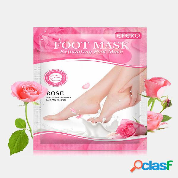 Rose Esfoliante Pé Máscara Peeling Morto Calos Peúgas