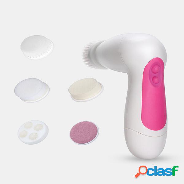 Conjunto de instrumentos de limpeza facial 5 em 1 elétrico