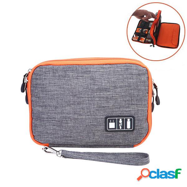Honana HN-CB1 Armazenamento de cabo de camada dupla Bolsa