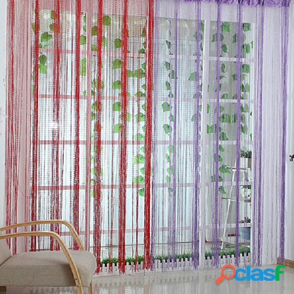 Linha de cordas para porta de cortina de fita divisória de