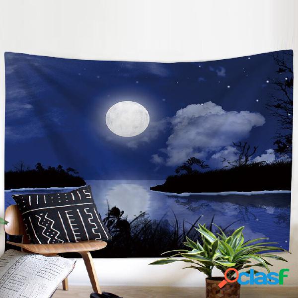 Pendurar na parede Nordic Night Sky Tapeçaria Beautiful